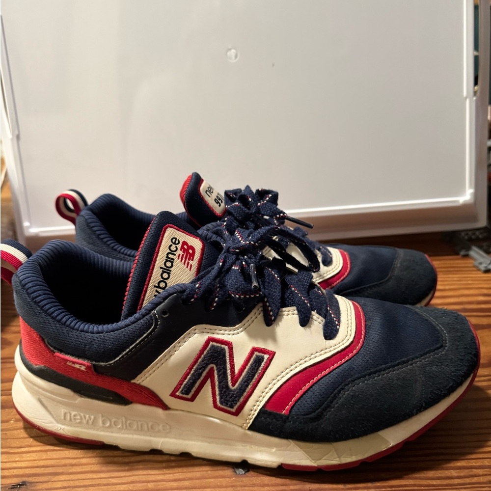 New Balance Women’s Navy and Red Sneakers